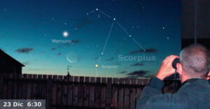 Congiunzione Luna - Mercurio