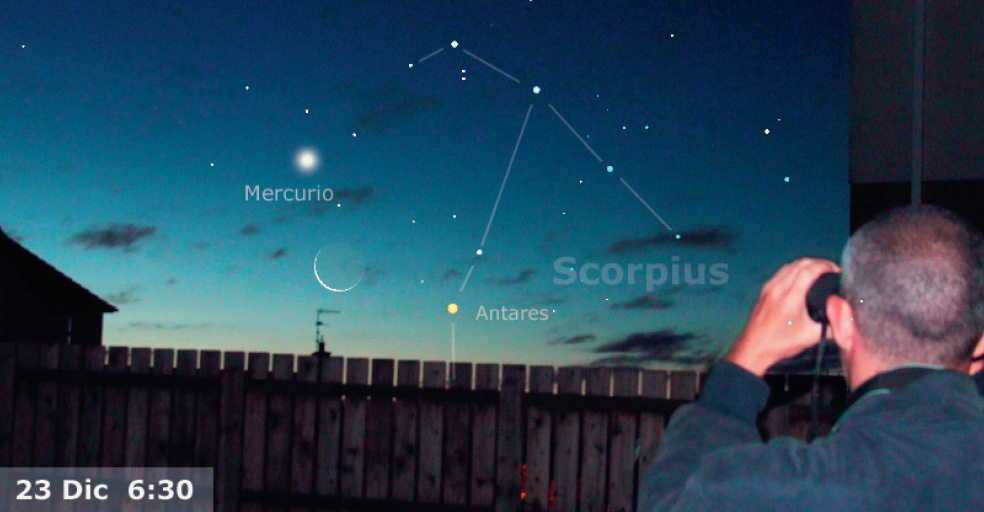 Congiunzione Luna - Mercurio