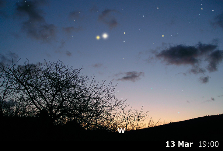 Congiunzio e Venere e Giove