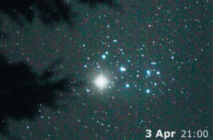 Congiunzione Venere Pleiadi