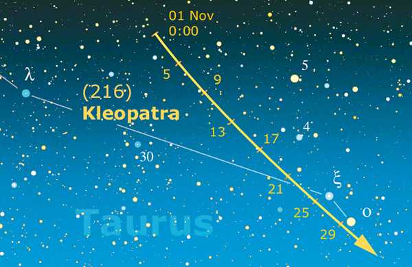asteroidi - mappa kleopatra asteroidi - mappa kleopatra