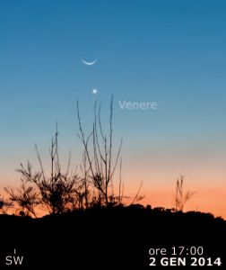 Congiunzione Luna Venere Congiunzione Luna Venere