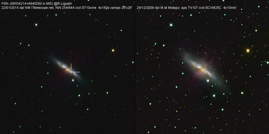 Supernova in M82 di rolando ligustri