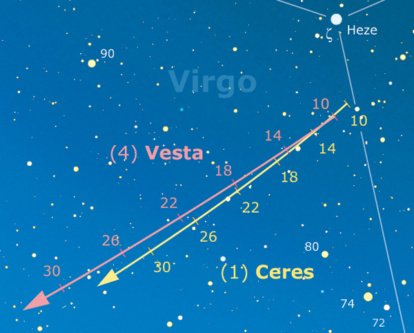 cartina asteroidi 183