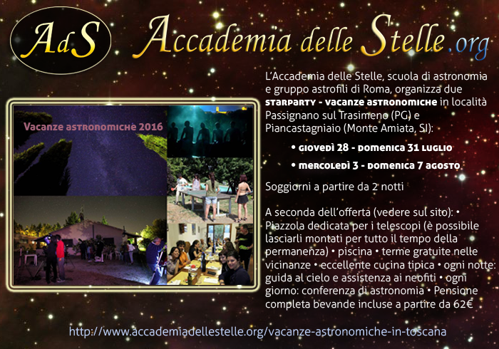 Coelum AdS Luglio