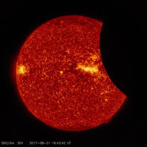 sdo3048212017transit Sole ripreso dalla SOHO eclisse di Sole 2017