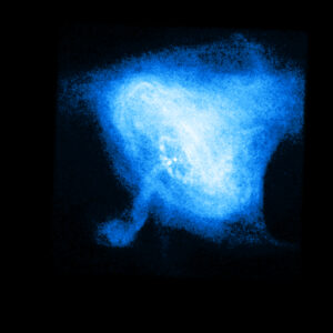 A supernova explosion in the Milky Way observed on Earth in the year 1054.