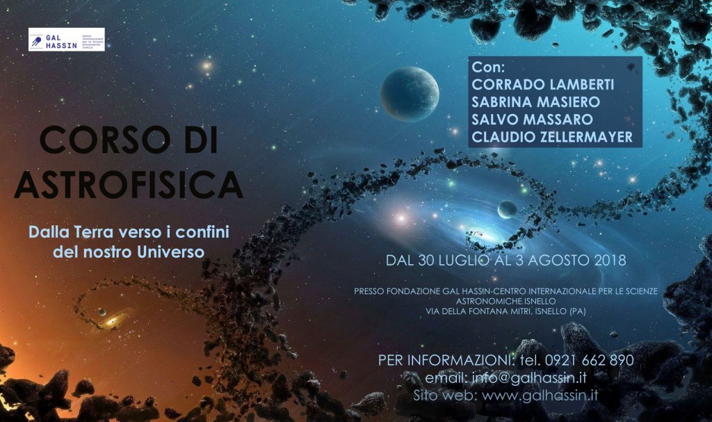 CorsoAstrofisicaGALHassin_2018 CorsoAstrofisicaGALHassin_2018