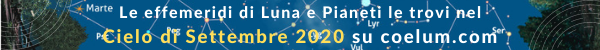 Effemeridi per eventi