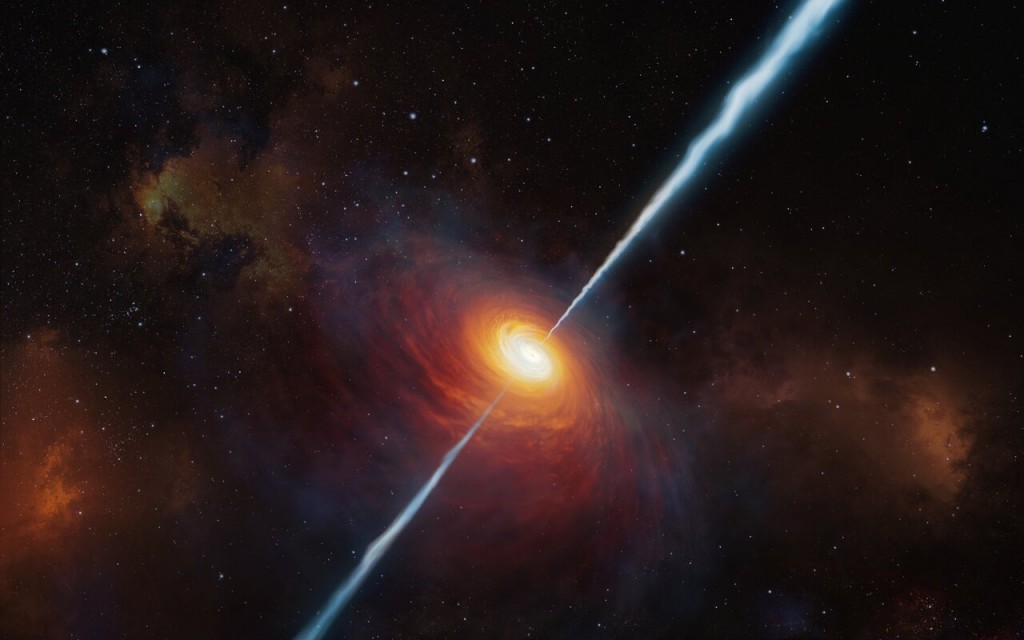 Artistâs rendering of quasar P172+18