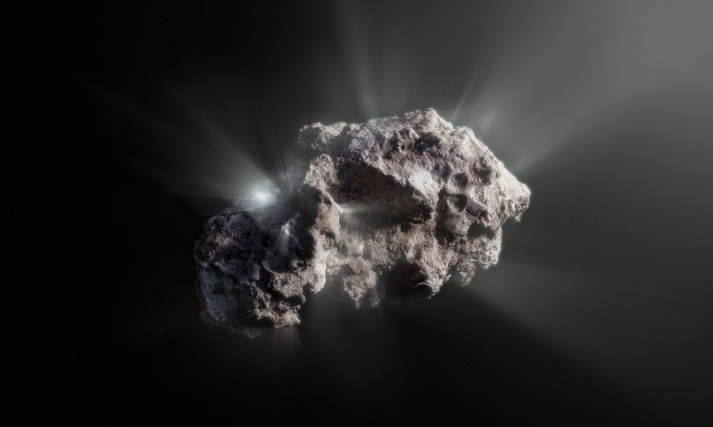 Artistâs impression of the surface of interstellar comet 2I/Bo