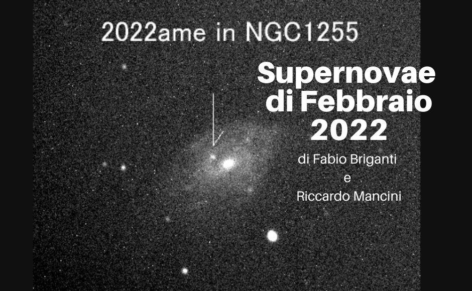 Supernovae di Febbraio 2022