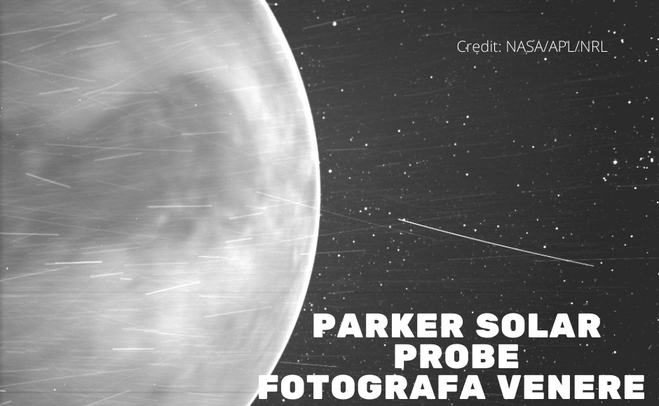 Parker solar probe fotografa Venere