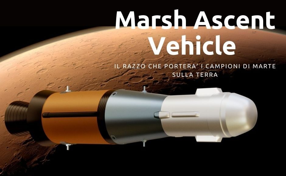 illustrazione di Mars Ascent Vehicle. Credit NASA