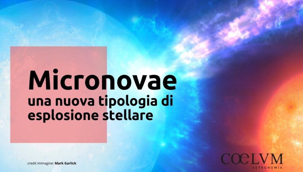 Micronovae una nuova tipologia di esplosione stellare