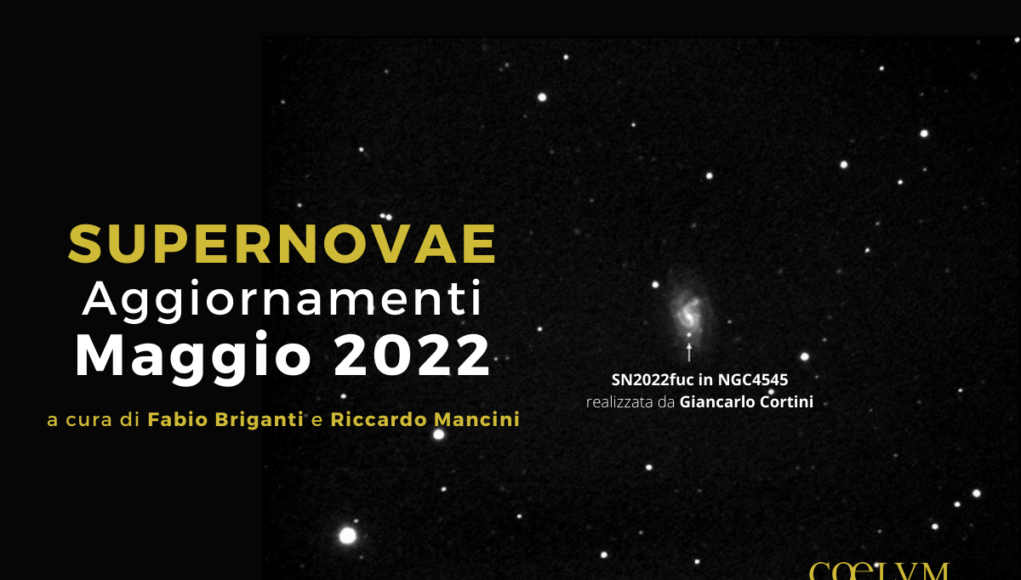 Supernovae Maggio 2022