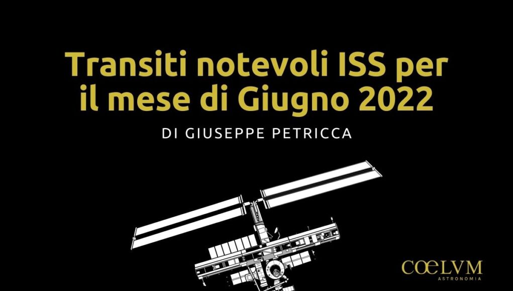 transiti ISS giugno