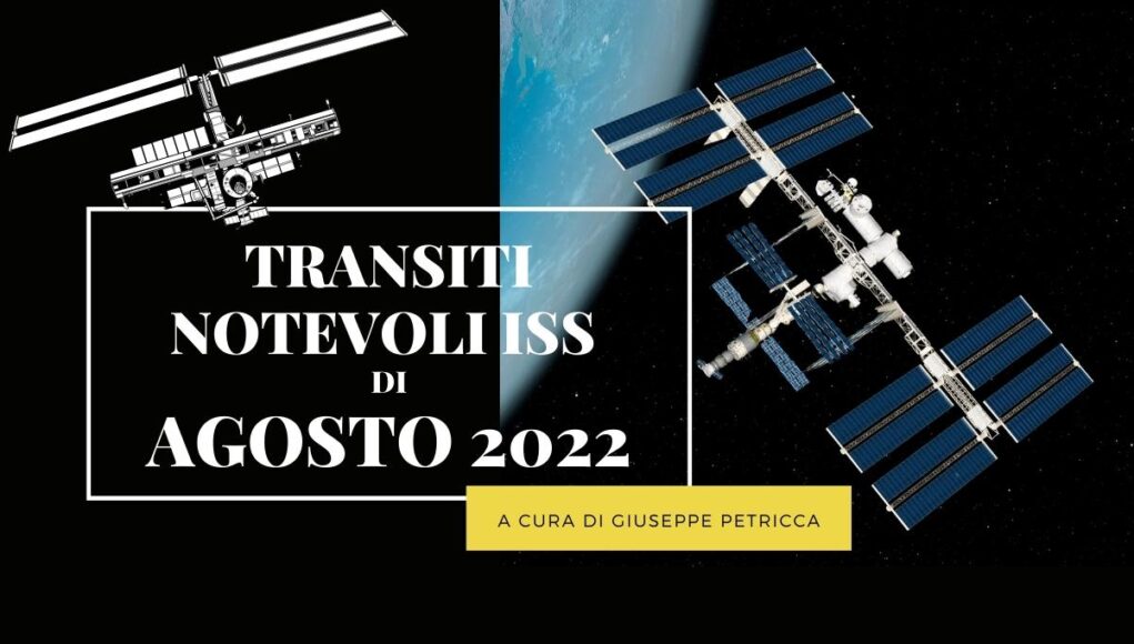 transiti ISS di agosto 2022