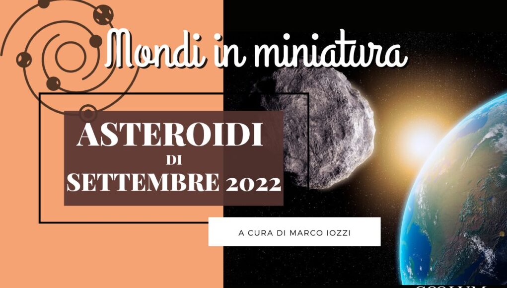 Asteroidi di settembre 2022