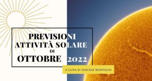 Previsioni attività solare – Ottobre 2022