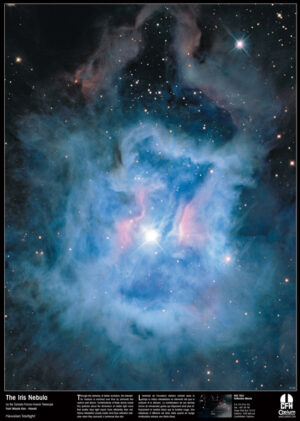 Poster Astronomia Iris Nebula 50x70 Deep Sky