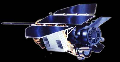 ROSAT ( Roentgen Satellit ). Credit NASA