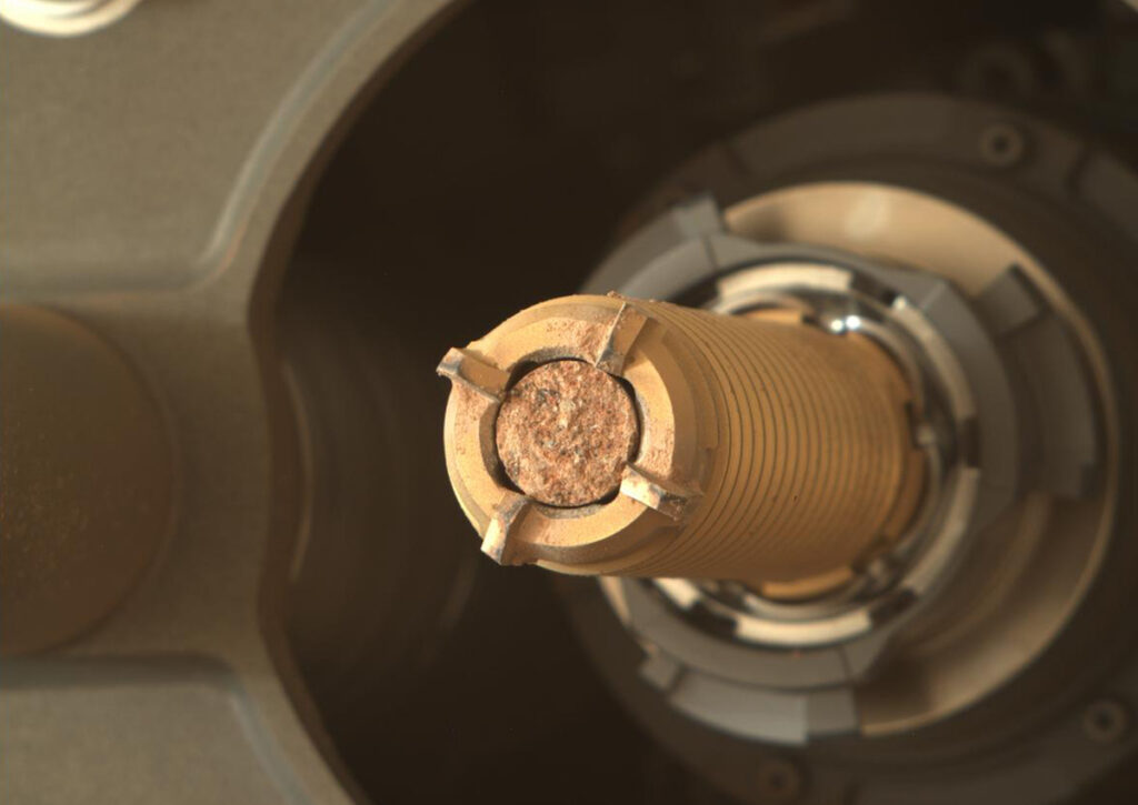 Il carotaggio di Swift Run, che con i suoi 6.7 centimetri è il campione più lungo sinora prelevato.