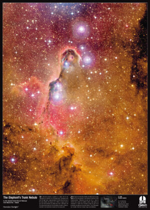 Poster Astronomia Elephant’s Trunk IC 1396 Nebulosa Elefante