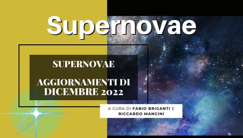 Supernovae di dicembre 2022
