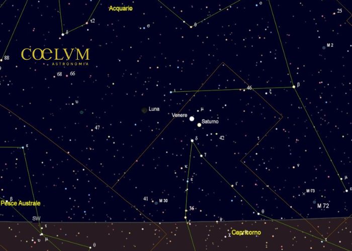 congiunzione luna venere