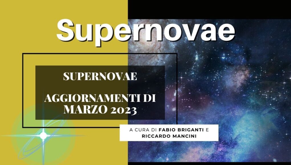 Supernovae di marzo 2023