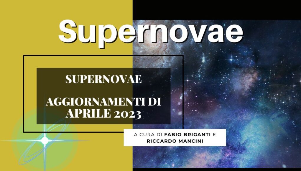 Supernovae di aprile 2023