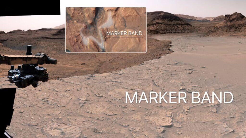 marker band evidenziata in video