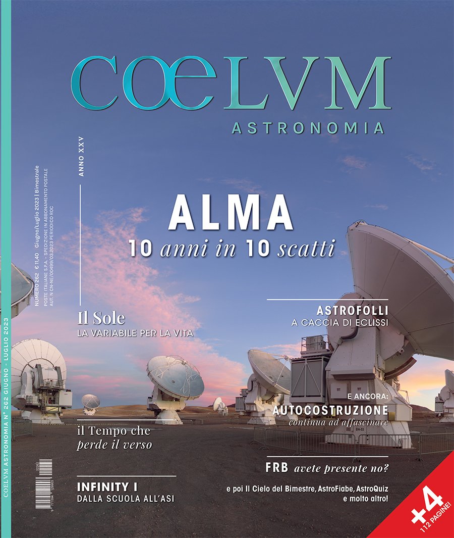 Coelum Astronomia n° 262 anno XXV III/23 bimestrale