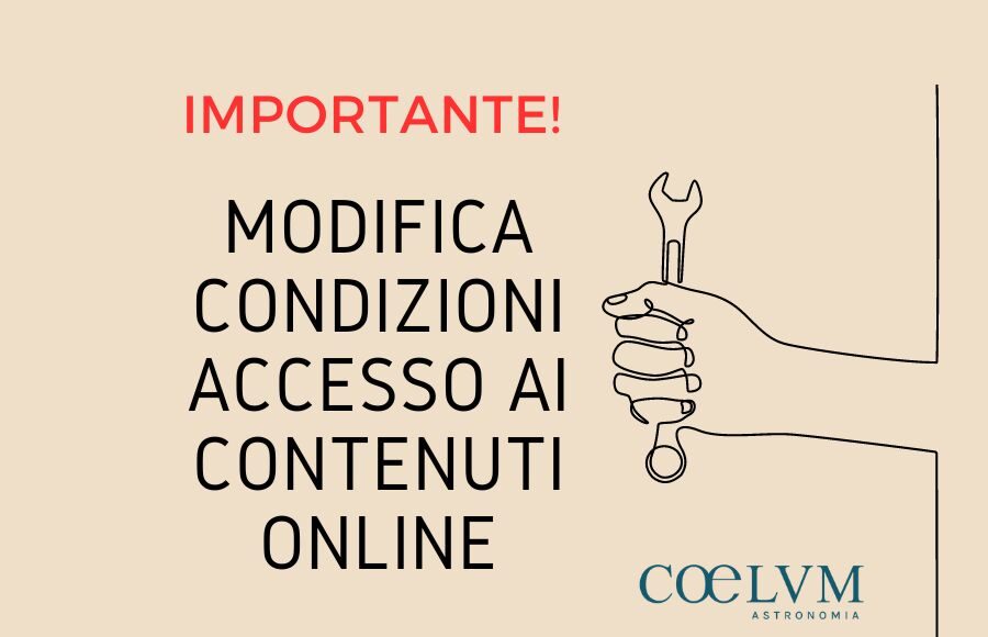 Modifica condizioni di accesso ai contenuti online