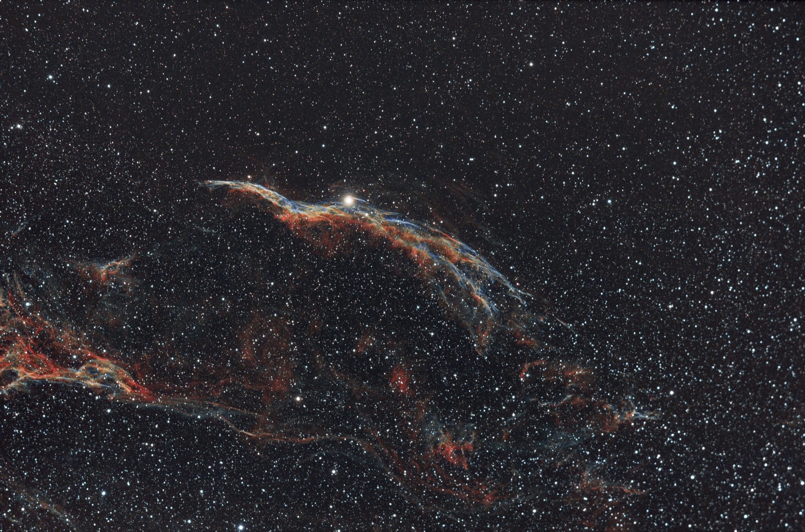 Nebulosa Velo nella Costellazione del Cigno