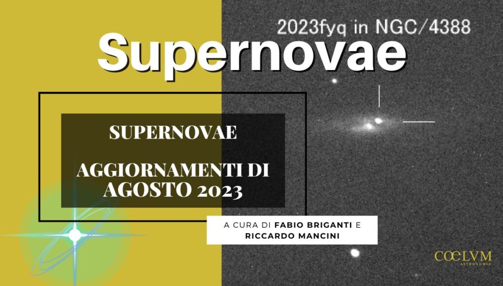 Supernovae di agosto 2023