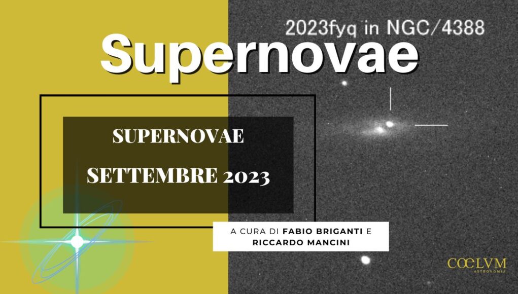 Supernovae di settembre 2023