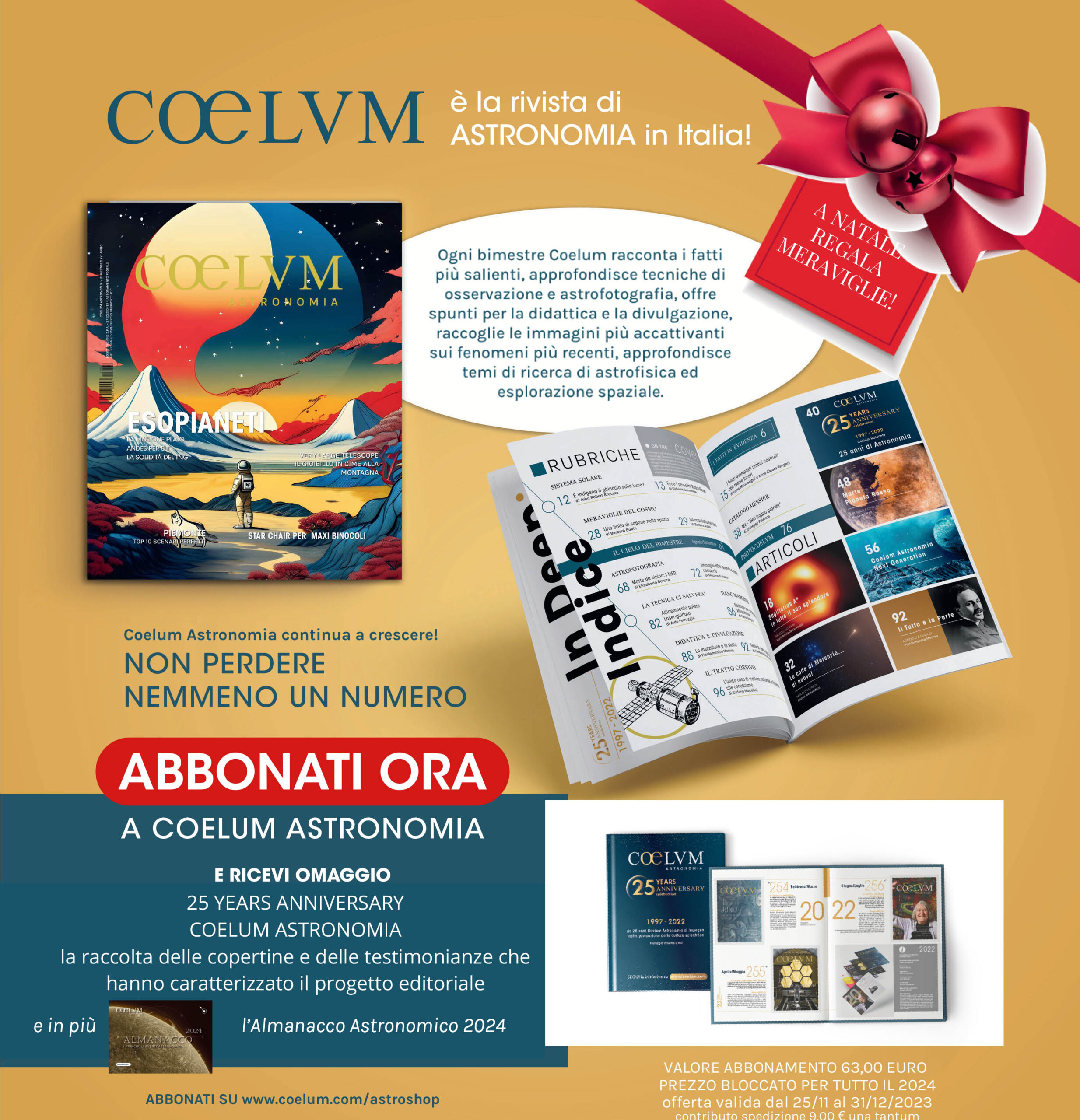 Promo Natale Abbonamento Annuale