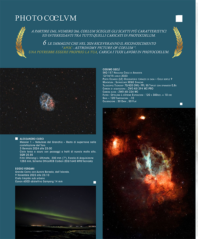 Coelum Astronomia n° 266 anno XXVI I/24 - immagine 11