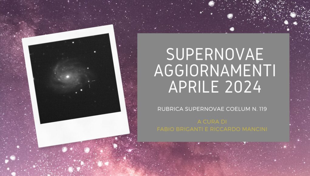 SUPERNOVAE APRILE 2024
