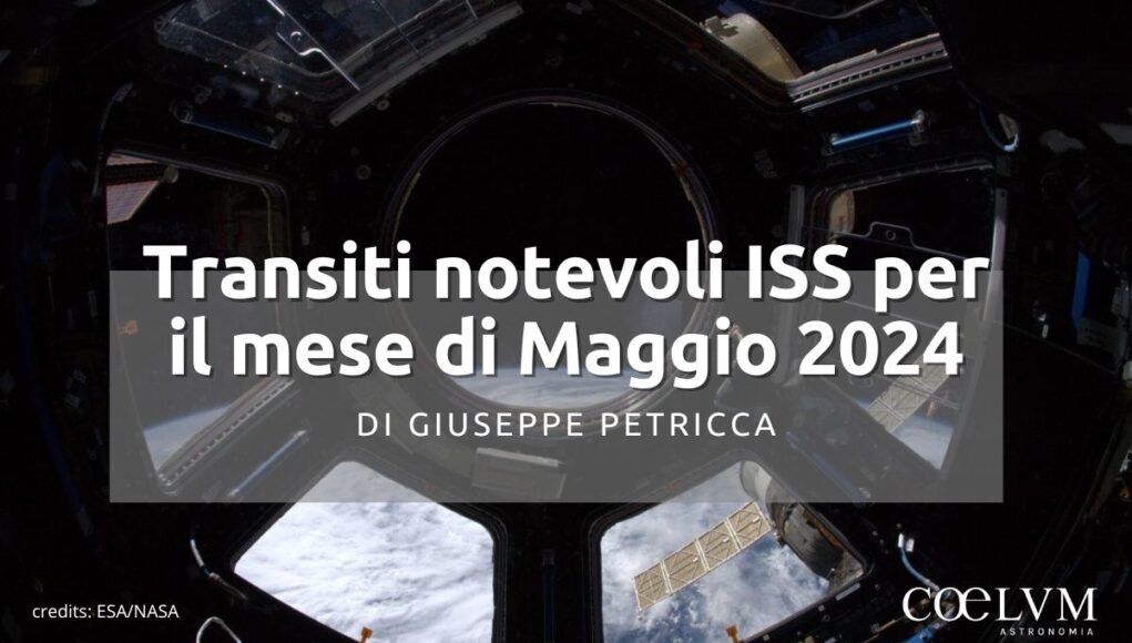 transiti ISS maggio 2024