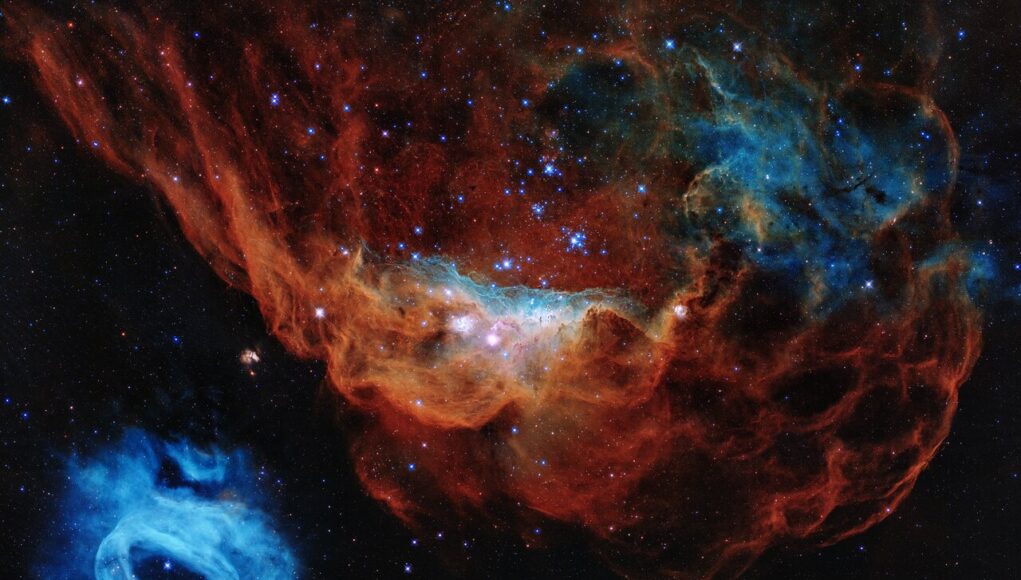 Tapestry of Blazing Starbirth astrofisica ngc2020 e ngc2014