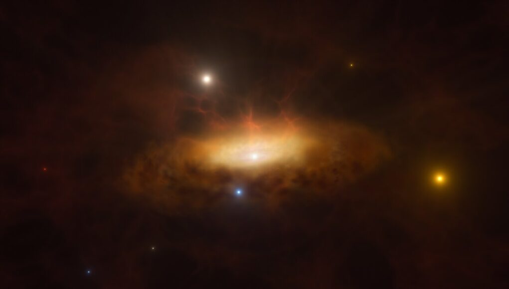Buco nero attivo in SDSS1335+0728 Buco Nero