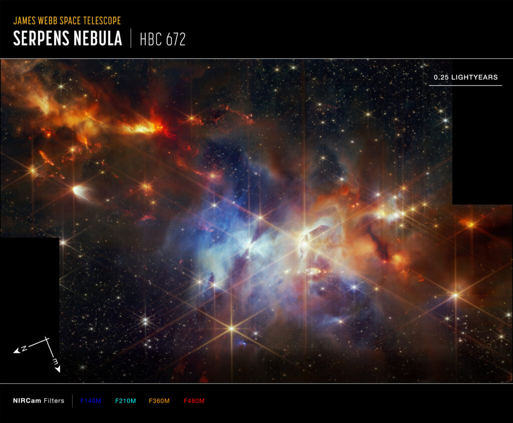 Serpens Nebula -JWST