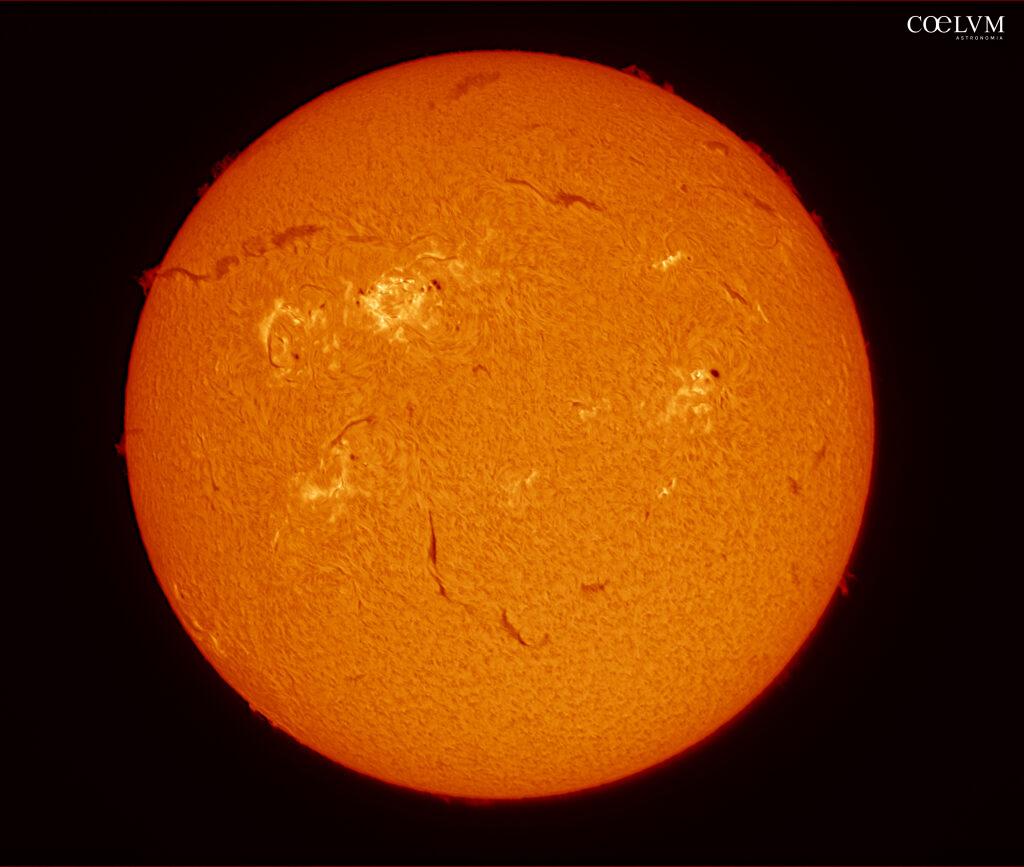 Primo sole in H-alpha