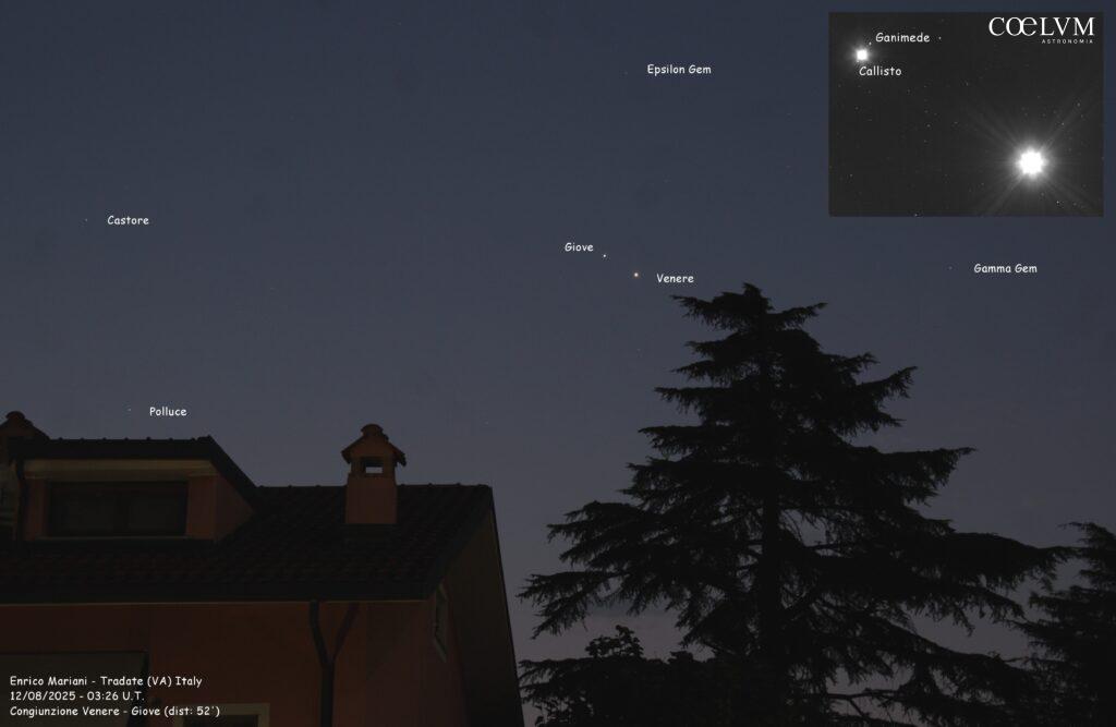 Congiunzione Venere-Giove