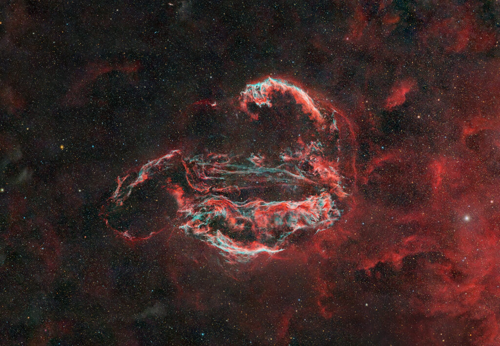 Cygnus loop nebula.