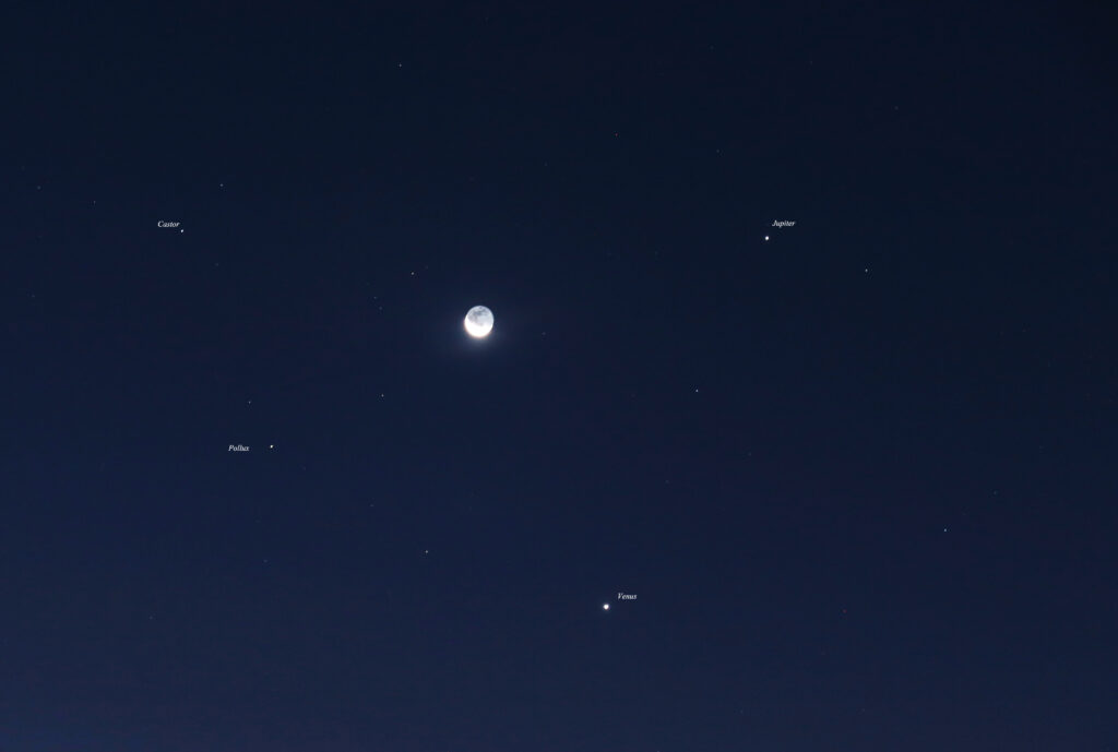 Giove-Venere-Luna