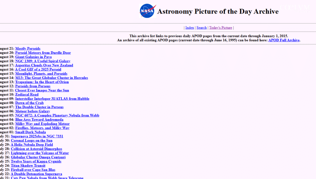 Astronomy Picture of the Day